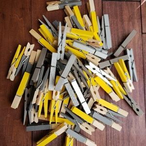 85 Neutral babyshower clothespins